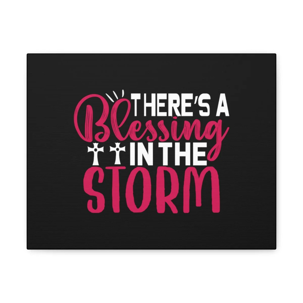 Scripture Walls Isaiah 4:6 Blessing In The Storm Bible Verse Canvas Christian